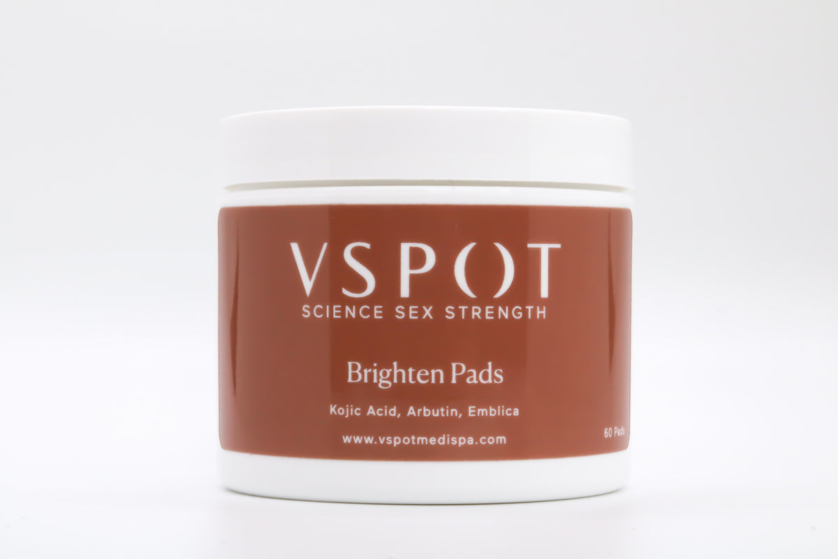  natural dark spot remover Brighten Pads Kojic Acid natural bleaching cream skin whitening cream anal bleaching 